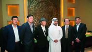Katara General Manager Dr Khalid bin Ibrahim Al Sulaiti with the China International Club delegation.