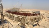 File picture of Al Bayt Stadium that is fast taking shape and is expected to be completed by end of 2018.