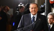 (FILES) This file photo taken on December 10, 2016 shows the leader of centre-right party Forza Italia - Il Popolo della Liberta, Silvio Berlusconi on December 10, 2016 at the Quirinale Palace in Rome. / AFP / VINCENZO PINTO
