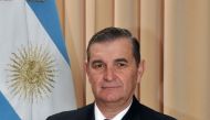 This undated file photo released December 16, 2017 by Noticias Argentinas shows Admiral Marcelo Srur. / AFP / NOTICIAS ARGENTINAS / STRINGER