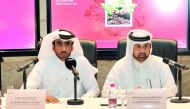 General Manager of Cultural Village Foundation- Katara, Dr Khalid bin Ibrahim Al Sulaiti (right) and Chairman of the Committee of Mahaseel Festival 2017, Salman Mohammad Al Naimi, at a press conference yesterday.
Pic: Kammutty VP/The Peninsula