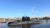 A handout file photo of the Argentine military submarine ARA San Juan and crew are seen leaving the port of Buenos Aires, Argentina June 2, 2014. Armada Argentina/Handout via REUTERS