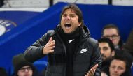 Chelsea's Italian head coach Antonio Conte.  AFP / Glyn KIRK