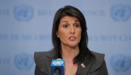 US Ambassador to the United Nations Nikki Haley speaks at UN headquarters in New York, US, January 2, 2018. REUTERS/Lucas Jackson