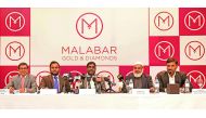 FROM LEFT: Abdul Salam KP, Group Executive Director of Malabar Group; Shamlal Ahamed, Managing Director - International Operations of Malabar Gold & Diamonds; M P Ahammed, Chairman of Malabar Group; Dr P A Ibrahim Haji, Co-Chairman of Malabar Group; Ameer
