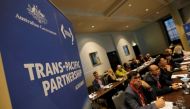 Delegates participate in the opening session of the Trans-Pacific Partnership senior leaders meeting in Sydney, Australia August 28, 2017. REUTERS/Jason ...
