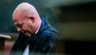 Sven Mary, the Belgian lawyer representing Paris attacks suspect Salah Abdeslam, attends the last day of trial of the prime suspect in the November 2015 Paris attacks at the courthouse in Brussels on April 23, 2018. AFP / POOL / Stéphanie LECOCQ