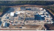 The US Energy Department's Savannah River Site, with the unfinished building which was meant to make plutonium safe but now may not be finished until 2048, is seen in this aerial image, taken near Aiken, South Carolina, U. S. January 31, 2018. High Flyer 