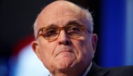 Rudy Giuliani speaks at the 2018 Iran Freedom Convention in Washington, May 5, 2018. (Reuters / Joshua Roberts) 