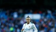 Real Madrid's Welsh forward Gareth Bale runs during the Spanish league football match between Real Madrid and Celta Vigo at the Santiago Bernabeu Stadium in Madrid on May 12, 2018. / AFP / Benjamin Cremel 
