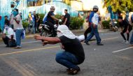 Demonstrators take part in a protest against Nicaragua's President Daniel Ortega's government in Managua, Nicaragua May 30, 2018. REUTERS/Oswaldo Rivas
 