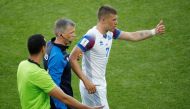 Iceland's Johann Berg Gudmundsson REUTERS/Christian Hartmann
