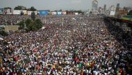 Ethiopians attend a rally in support of the new Prime Minister Abiy Ahmed in Addis Ababa, Ethiopia June 23, 2018. REUTERS/Stringer