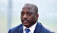 Democratic Republic of the Congo President Joseph Kabila attending a training session of national football team in Bata, February 3, 2015. AFP/Carl De Souza