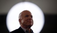 File photo of US Republican presidential nominee Sen. John McCain (R-AZ) smiles during a rally in Concord, North Carolina October 18, 2008. REUTERS/Carlos Barria/File Photo