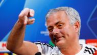 Manchester United manager Jose Mourinho during the press conference Action Images via Reuters/Jason Cairnduff