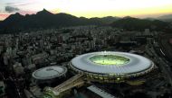 The panoramic view of the iconic Maracana Stadium in Rio de Janeiro, Brazil which will host the Copa America final in July 2019.