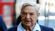 File photo of business magnate George Soros arrives to speak at the Open Russia Club in London, Britain June 20, 2016. REUTERS/Luke MacGregor/File Photo