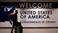 An international passenger arrives at Washington Dulles International Airport in Dulles, Virginia on June 26, 2017. Reuters/James Lawler Duggan