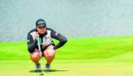 Ariya Jutanugarn of Thailand lines up a putt during the final round of the Blue Bay LPGA golf tournament in Sanya on China's Hainan Island on November 10, 2018. AFP 