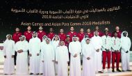 Asian Games and Asian para Games Qatari athletes, who excelled at the twin events, honoured during the Sport Excellence Day at Aspire Dome yesterday.