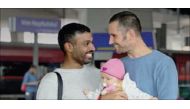 A recent advertising campaign by the Austrian state railway company OeBB  showed two men one of them non-white with a baby