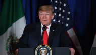 US President Donald Trump delivers a statement on the signing of a new free trade agreement in Buenos Aires, on November 30, 2018, on the sidelines of the G20 Leaders' Summit. AFP / Martin BERNETTI