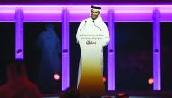 Hassan Al Thawadi, Secretary-General of the Supreme Committee for Delivery and Legacy (SC) addressing the gathering during the unveiling of the Lusail Stadium’s design on Saturday.