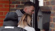 A man and a woman are seen entering a home after being released without charge in an inquiry into the illegal use of drones at London's Gatwick Airport, in Crawley, Britain December 23, 2018. REUTERS/Hannah McKay