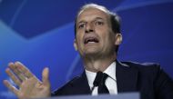 FILE PHOTO: Head coach Massimiliano Allegri of Juventus. Burak Akbulut - Anadolu
