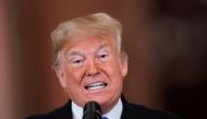 US President Donald Trump speaks at a news conference following midterm congressional elections at the White House, November 7, 2018.Reuters/Kevin Lamarque