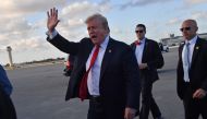 FILE PHOTO: US President Donald Trump, Florida on April 18, 2019.  AFP / Nicholas Kamm