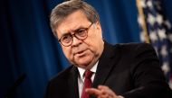 US Attorney General William Barr speaks about the release of the Mueller Report at the Department of Justice, April 18, 2019 in Washington DC. AFP/Brendan Smialowski