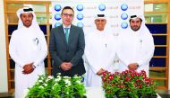 The QIB representatives during the Earth Day celebrations.