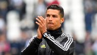 Juventus' Cristiano Ronaldo during the warm-up before the match REUTERS/Massimo Pinca