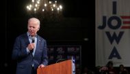 FILE PHOTO: U.S. Democratic presidential candidate former Vice President Joe Biden holds a campaign stop in Des Moines, Iowa, U.S. May 1, 2019. REUTERS/Jonathan Ernst