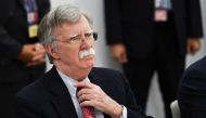 US National Security Advisor John Bolton attends a meeting during the G20 Osaka Summit in Osaka on June 28, 2019. / AFP / Brendan Smialowski