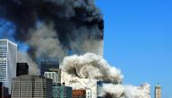 In this file photo taken on September 11, 2001, smoke billowing after the first of the two towers of the World Trade Center collapses in New York City.  AFP / Henny Ray Abrams