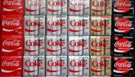 Boxes of Coca-Cola are seen at a grocery store in Los Angeles, California, November 21, 2017. Reuters / Lucy Nicholson