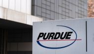 In this file photo taken on April 2, 2019 Purdue Pharma headquarters stands in downtown Stamford, Connecticut. AFP / Getty Images North America / Drew Angerer