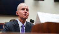 Boeing Chief Executive Dennis Muilenburg testifies before the House Transportation and Infrastructure Committee during a hearing on 737 MAX crashes, October 30, 2019. Reuters / Sarah Silbiger