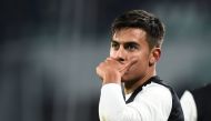 Juventus' Paulo Dybala celebrates scoring their first goal REUTERS/Massimo Pinca