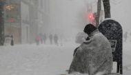 File photo of a snow storm in Boston, February 9, 2017. Reuters / Brian Snyder