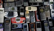 A collection of old Nokia mobile phones is pictured in this file photo illustration, May 8, 2012. Reuters / Kacper Pempel
