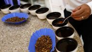 Coffee is being tasted at a coffee company in the town of Di An in Binh Duong province, Vietnam July 8, 2019. Reuters / Yen Duong