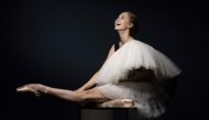 Australian ballet dancer of the Paris Opera Ballet Bianca Scudamore poses during a photo session in Paris on October 16, 2019. AFP / Joel Saget