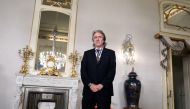 Coach Jorge Jesus talks to the press after being awarded with the Ordem do Infante D. Henrique  in Belem Palace, Lisbon, Portugal. December 30, 2019. REUTERS/Pedro Nunes
