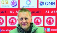 Al Arabi coach Heimir Hallgrimsson