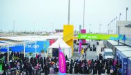 Participants during the National Sports Day celebrations at the Losail Circuit Sports Club.