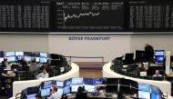 The German share price index DAX graph is pictured at the stock exchange in Frankfurt, Germany, February 19, 2020. Reuters

